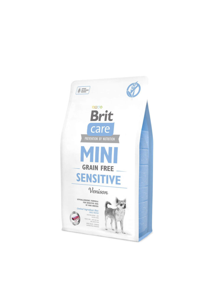 Сухий корм для собак мініатюрних порід з чутливим травленням Brit Care GF Mini Sensitive - 2 кг