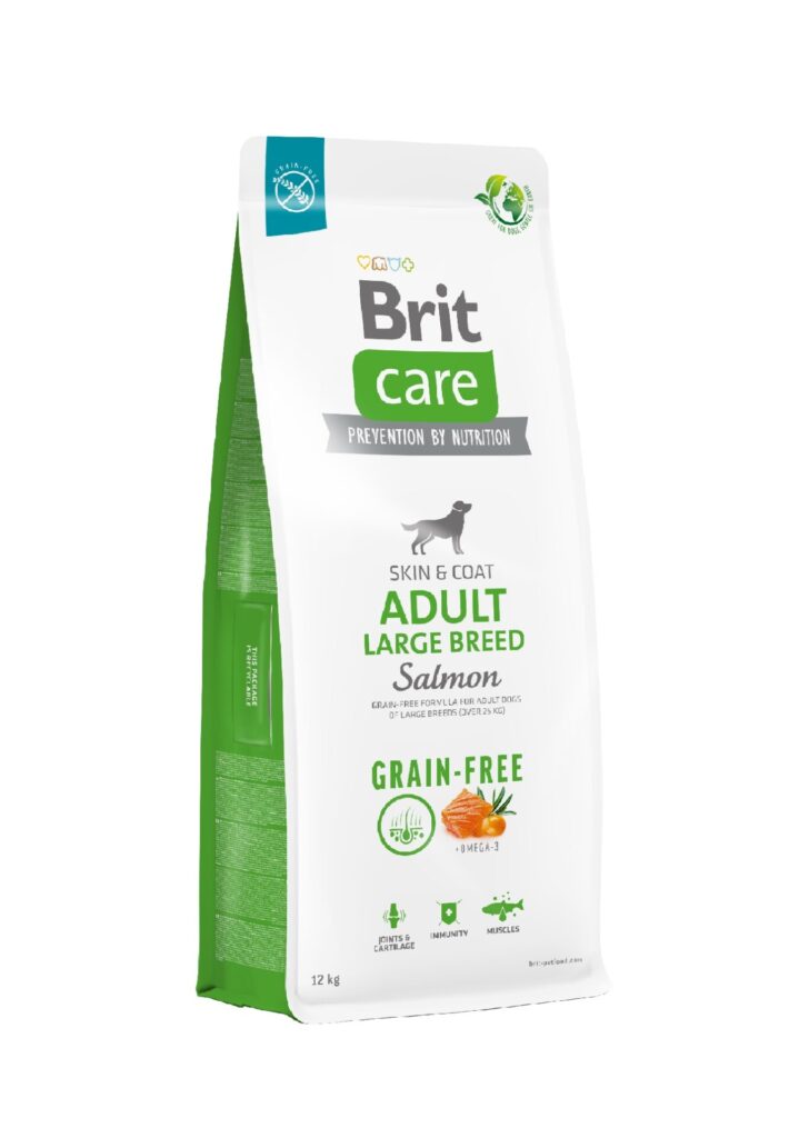 Корм для собак великих порід Brit Care Dog Grain-free беззерновий з лососем - 12 кг